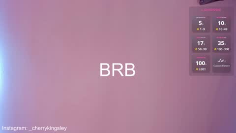 Snapshot of _cherrykingsley1 chatting on February 2025 02:23:02 PM Cherrykingsley online show from February 2025 02:23:02 PM