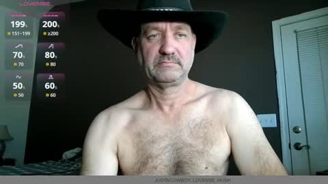Snapshot of _justacowboy chatting on July 2026 08:23:02 PM Wyatt online show from July 2026 08:23:02 PM