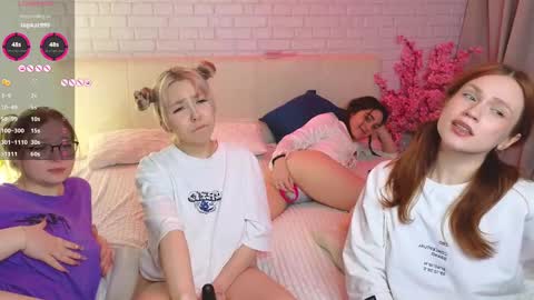 Merlizz Eva Jane Mila Nicole  left to right  online show from February 2025 05:43:02 PM