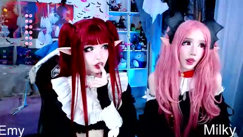 Emy and MilkyCute today    MY TG CHANNEL online show from October 2025 08:24:02 PM