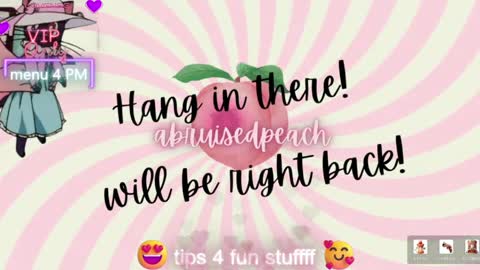 Snapshot of abruisedpeach chatting on May 2026 03:24:02 AM Peach online show from May 2026 03:24:02 AM