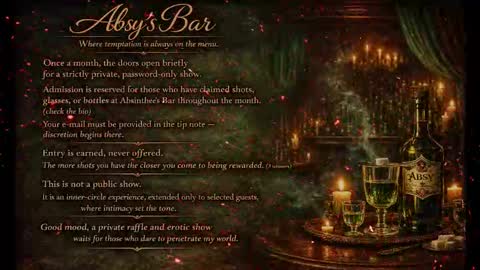 Snapshot of absinthee chatting on March 2026 07:16:02 PM absy online show from March 2026 07:16:02 PM