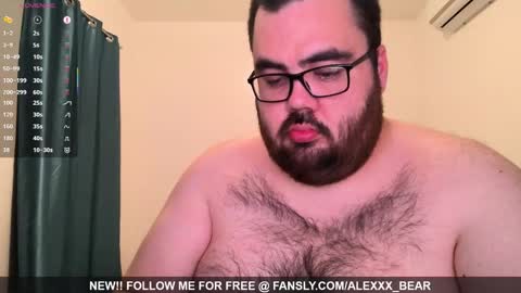 Snapshot of alexxxbear chatting on February 2026 08:36:01 PM alexxxbear online show from February 2026 08:36:01 PM