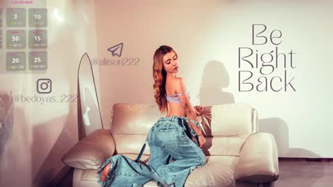 A L I S O N  online show from January 2025 10:54:01 PM