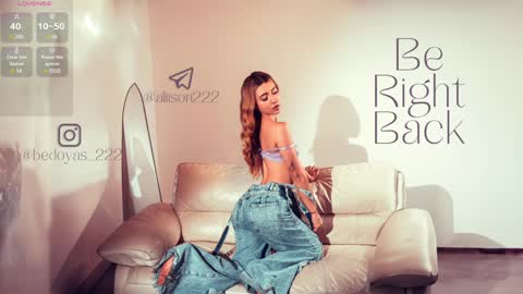 A L I S O N  online show from January 2025 10:12:02 PM