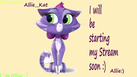 Snapshot of allie__kat chatting on May 2026 01:27:01 PM Allie online show from May 2026 01:27:01 PM