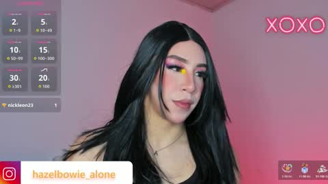 Hazel Bowie online show from November 2025 05:42:02 AM