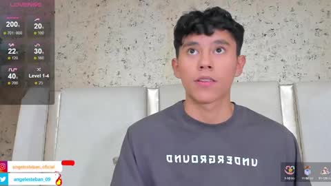 ngel Esteban  online show from January 2025 04:01:01 AM