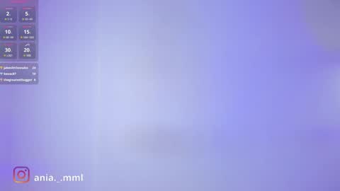 Ania online show from February 2025 11:17:01 PM