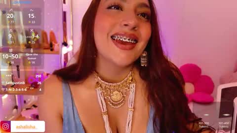 Snapshot of ashalisha chatting on October 2025 03:52:01 PM Asha online show from October 2025 03:52:01 PM