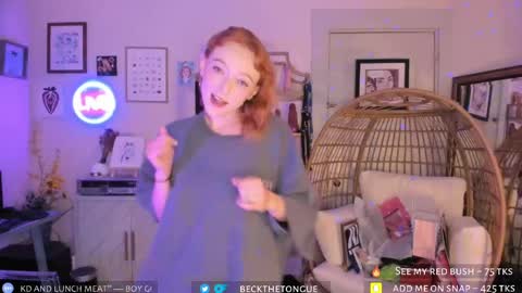 Beck the tongue online show from October 2025 10:06:02 PM