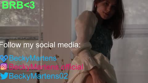 BeckyMartens come join me on    while im offline here  online show from December 2024 04:01:02 AM