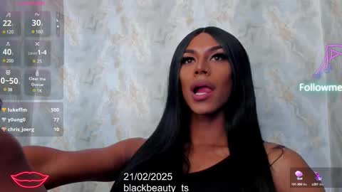 Snapshot of blackbeauty_ts chatting on February 2025 08:05:02 PM Nina online show from February 2025 08:05:02 PM
