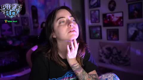 Snapshot of blueasfuck chatting on March 2025 01:55:02 AM Blue online show from March 2025 01:55:02 AM