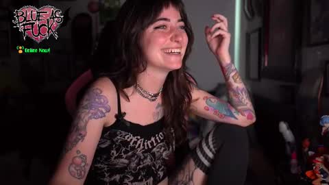 Snapshot of blueasfuck chatting on October 2025 12:55:02 AM Blue online show from October 2025 12:55:02 AM