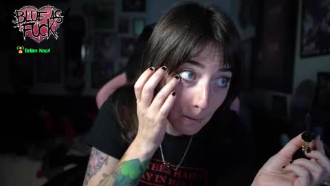 Snapshot of blueasfuck chatting on October 2025 01:05:02 AM Blue online show from October 2025 01:05:02 AM