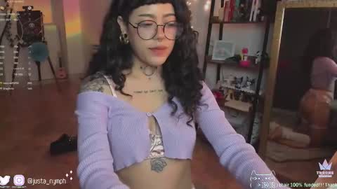   Im Nym  Justa nymph on twitter and IG online show from February 2025 05:49:02 AM