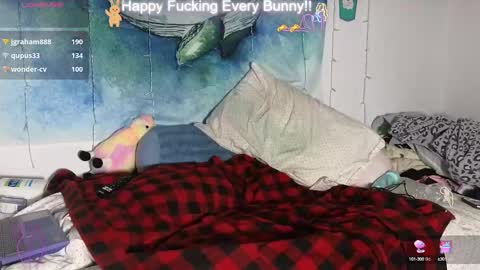 Snapshot of bunnycheekz chatting on January 2025 03:29:01 AM Tokki bunny online show from January 2025 03:29:01 AM