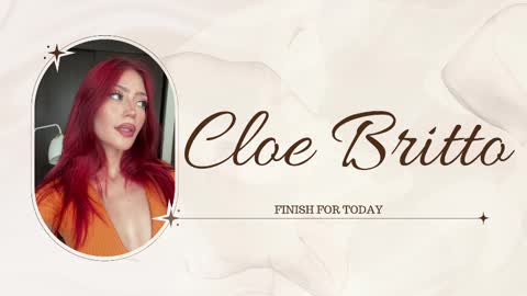 Snapshot of chloebritto chatting on February 2025 11:23:02 PM cloe online show from February 2025 11:23:02 PM
