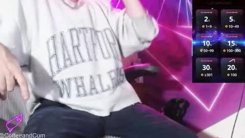 Snapshot of coffeeandcum1991 chatting on September 2025 11:30:01 PM CoffeeandCum online show from September 2025 11:30:01 PM