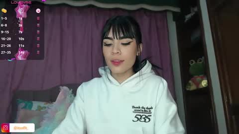 Snapshot of cuttebabe_ chatting on January 2025 12:13:01 AM Sophia online show from January 2025 12:13:01 AM