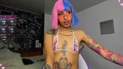 Snapshot of devadoll chatting on February 2025 01:13:02 AM Gi HELP ME REACH 50 THUMPS UP 3 online show from February 2025 01:13:02 AM