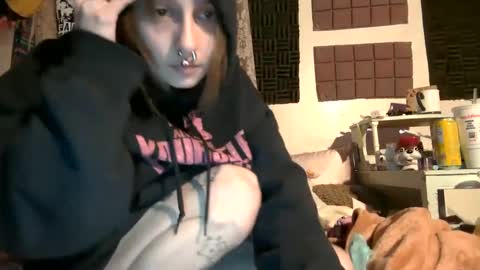 Snapshot of devilg1rl chatting on February 2025 10:55:01 PM poutyangel online show from February 2025 10:55:01 PM