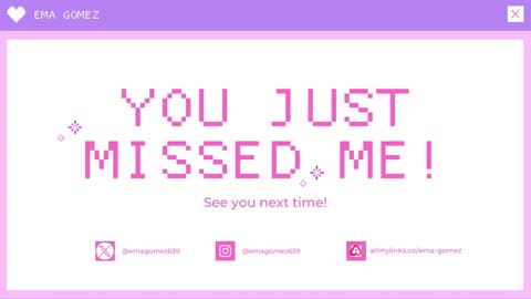 Snapshot of ema_gomez chatting on March 2025 08:41:02 PM Ema gomez online show from March 2025 08:41:02 PM