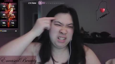 Snapshot of encasedbeauty chatting on February 2025 06:22:01 PM Ela online show from February 2025 06:22:01 PM