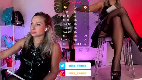 Snapshot of erika_kirman chatting on June 2026 10:47:02 AM Erika online show from June 2026 10:47:02 AM