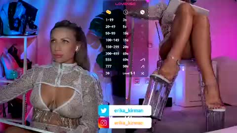 Snapshot of erika_kirman chatting on July 2026 09:26:02 AM Erika online show from July 2026 09:26:02 AM