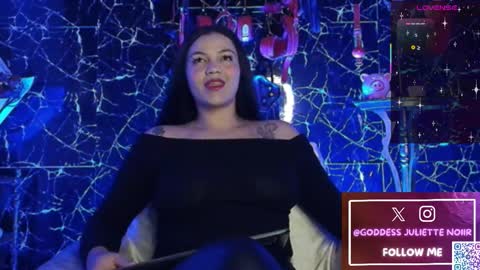 Snapshot of goddessjuliettenoiir chatting on February 2026 10:59:01 AM Goddes Juliette Noiir online show from February 2026 10:59:01 AM