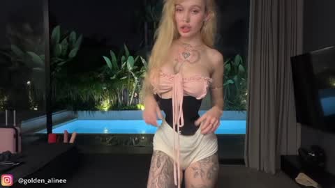 Snapshot of golden_alinee chatting on October 2025 04:08:02 PM Aline meow online show from October 2025 04:08:02 PM