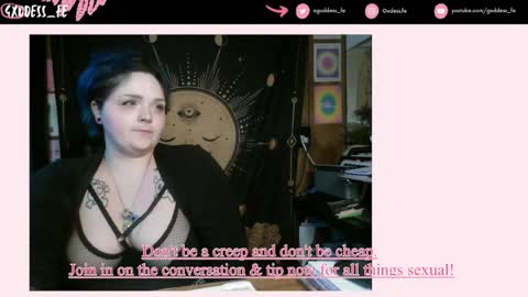 Snapshot of gxddess_fe chatting on June 2026 01:14:01 AM Goddess Fe online show from June 2026 01:14:01 AM