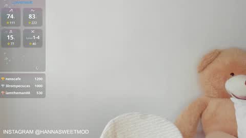 Snapshot of hanna_1sweet chatting on December 2024 07:53:02 PM hanna online show from December 2024 07:53:02 PM