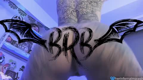 Snapshot of herinfernalmajesty chatting on January 2025 06:14:01 AM Marie online show from January 2025 06:14:01 AM