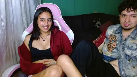 Snapshot of hotlatinocouple__ chatting on May 2026 11:45:02 PM Eevee Zoro online show from May 2026 11:45:02 PM