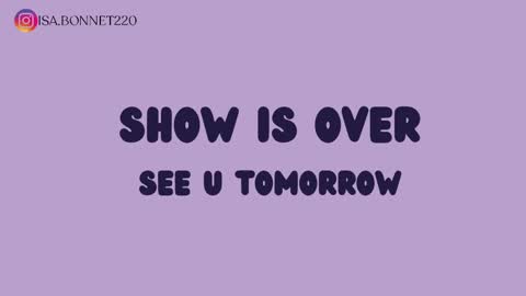 Isa online show from February 2025 05:33:01 AM