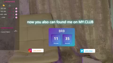 your kitty JANE roawww online show from January 2025 11:10:02 AM