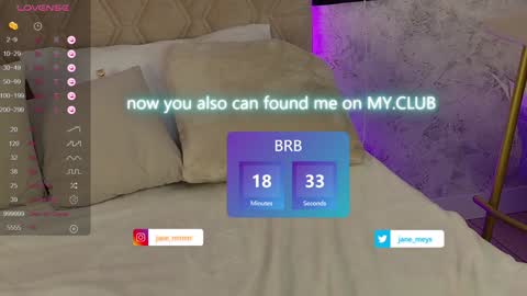 your kitty JANE roawww online show from January 2025 08:14:02 AM