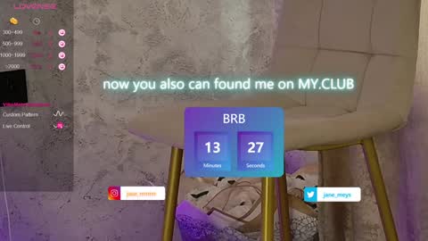 your kitty JANE roawww online show from January 2025 11:17:01 AM