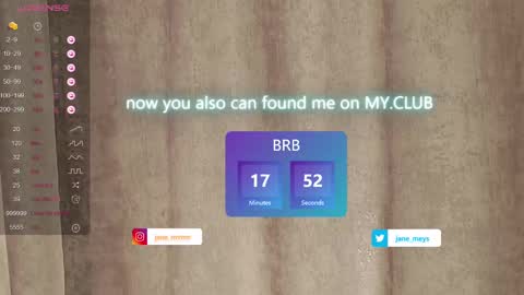 your kitty JANE roawww online show from February 2025 11:19:02 AM