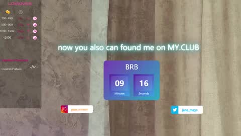 your kitty JANE roawww online show from February 2025 11:25:01 AM