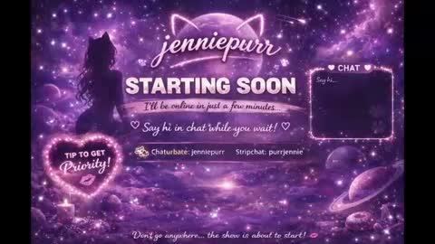 Snapshot of jenniepurr chatting on June 2026 07:35:02 PM Jennie online show from June 2026 07:35:02 PM