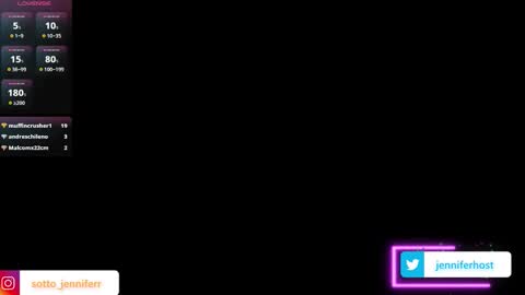 JENNIFER online show from November 2025 04:53:02 PM