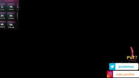 JENNIFER online show from November 2025 02:10:01 AM