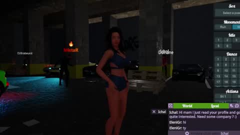 EleniGr online show from February 2025 08:50:01 PM