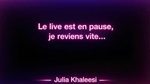 Julia Khaleesii online show from February 2026 07:12:01 PM