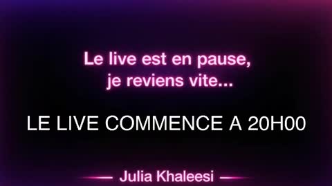 Julia Khaleesii online show from April 2026 05:54:02 PM