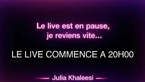 Julia Khaleesii online show from April 2026 04:58:02 PM